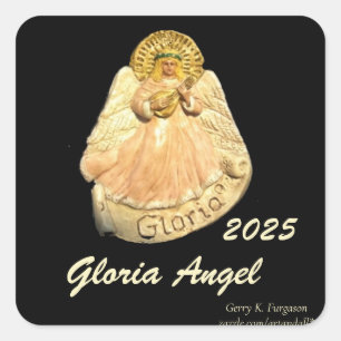 ADESIVO QUADRADO GLORIA ANGEL RENAISSANCE STICKER 2025