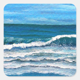 Adesivo Quadrado Glória do Mar - CricketDiane Ocean Art