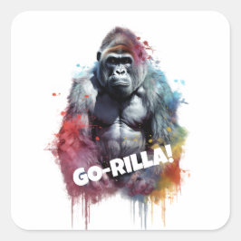 Adesivo Quadrado Go-rilla!!