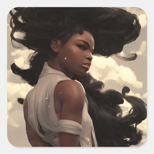 Adesivo Quadrado Goddess of Beauty (Frente)