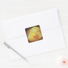 Adesivo Quadrado Goldie the Chicken Stickers