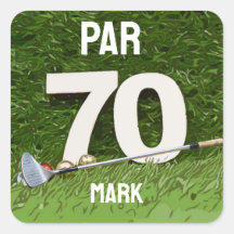 Golf 70 Birthday Par setenta para golfe