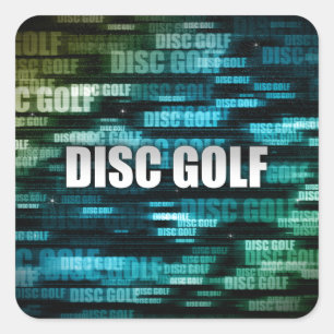 Adesivo Quadrado Golf de Disco