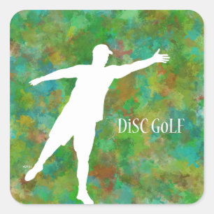 Adesivo Quadrado Golf de Disco