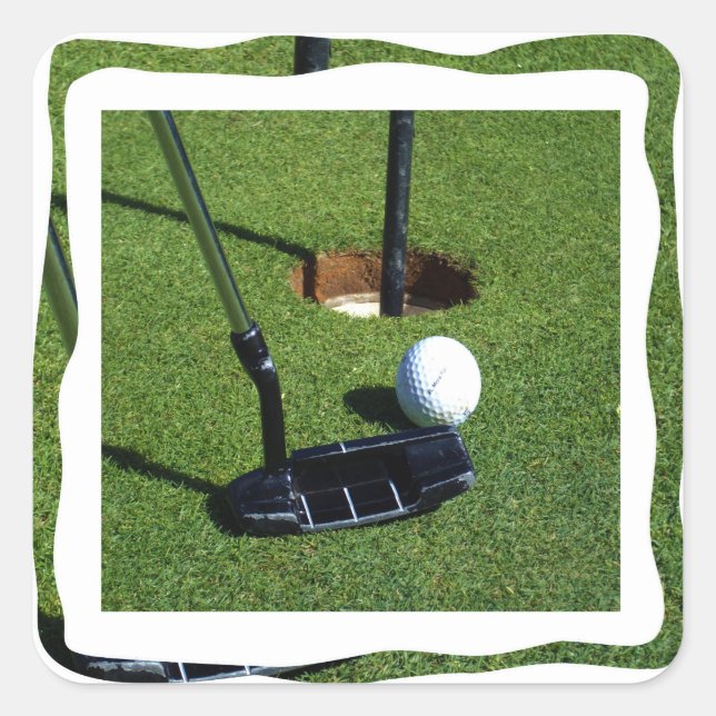 Adesivo Quadrado Golf Faz Esse Par, (Frente)