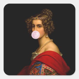 Adesivo Quadrado Goma-bolha Diva Beleza bávara