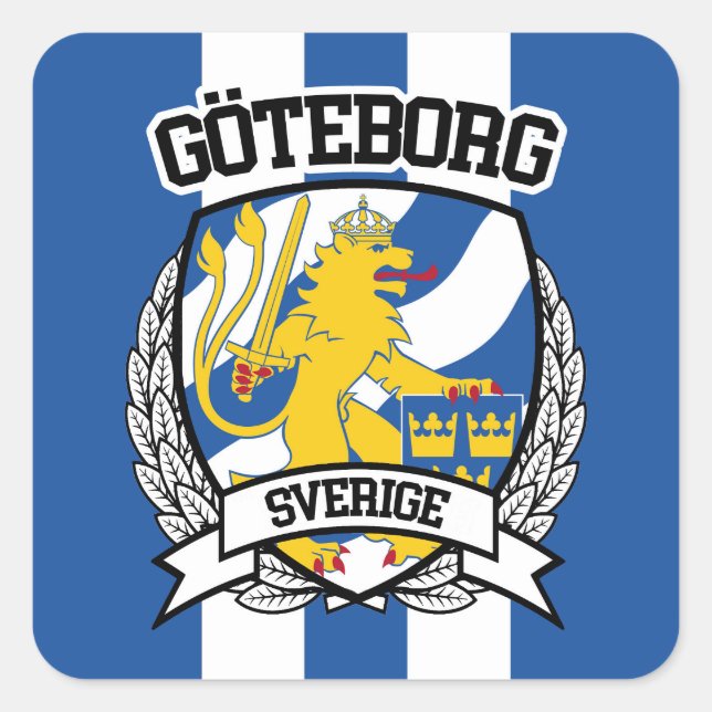 Adesivo Quadrado Göteborg (Frente)