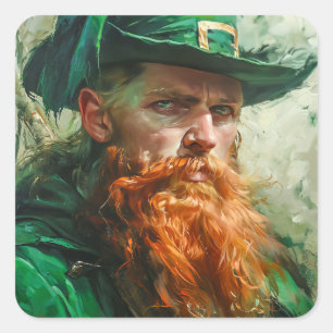 Adesivo Quadrado Gothic Leprechaun