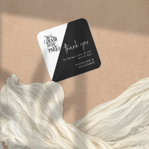 Adesivo Quadrado Gótico Até Morte Nos Agradece Casamento