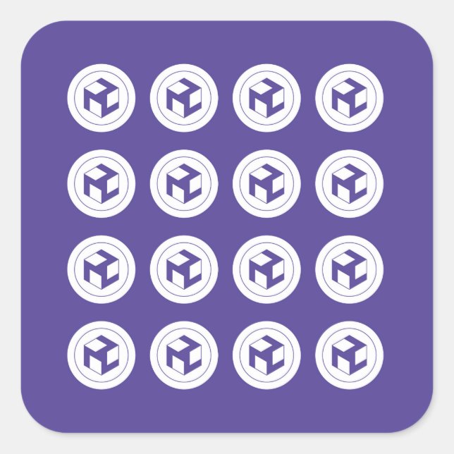 Adesivo Quadrado Grade de Antahkaranas -Antahkarana -macho (Frente)