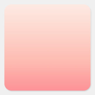 Adesivo Quadrado Gradiente rosa pálido e pêssego