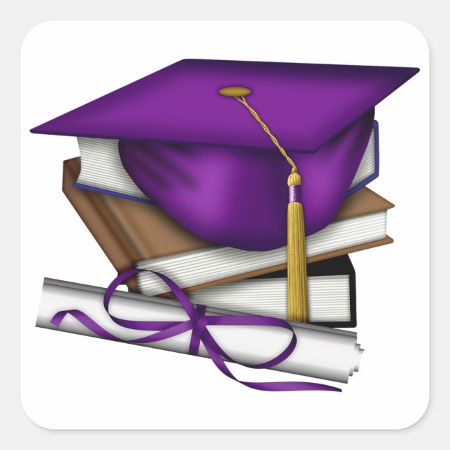 Adesivo Quadrado Graduação (Frente)