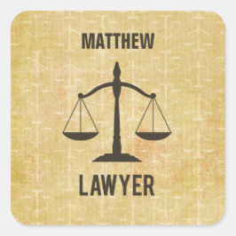 Adesivo Quadrado Graduação na Faculdade de Direito Graduação Escala