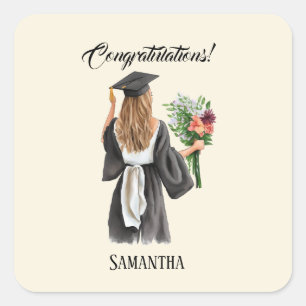 Adesivo Quadrado Graduação Personalizada Por Aquarela (12)