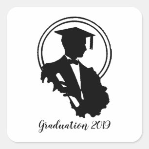 Adesivo Quadrado Graduação Retroativa 2019