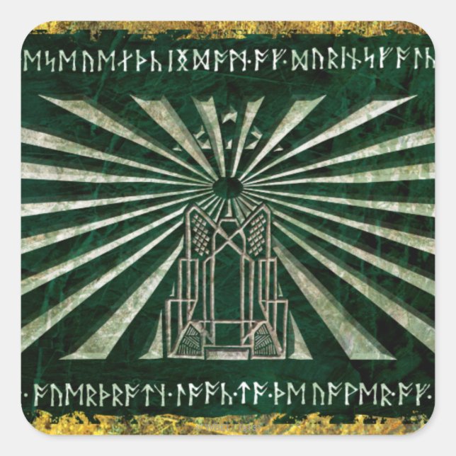 Adesivo Quadrado Gráfico Erebor (Frente)