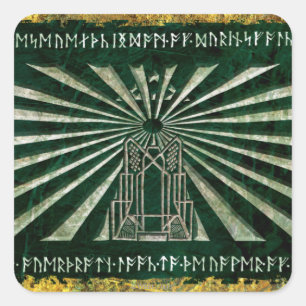 Adesivo Quadrado Gráfico Erebor