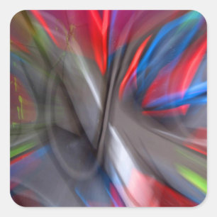 Adesivo Quadrado Grafite abstrato