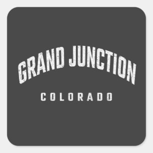 Adesivo Quadrado Grand Junction Colorado CO