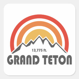Adesivo Quadrado Grand Teton