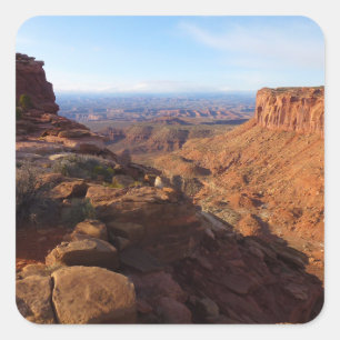 Adesivo Quadrado Grand View Point no Parque Nacional Canyonlands