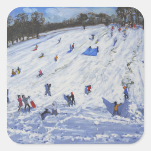 Adesivo Quadrado Grande boneco de neve Chatsworth 2012