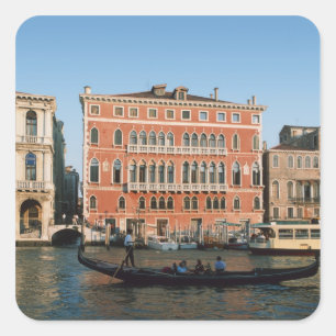 Adesivo Quadrado Grande Canal, Veneza, Veneto, Itália