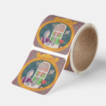 Adesivo Quadrado Grande – Design de Arte Inspirado