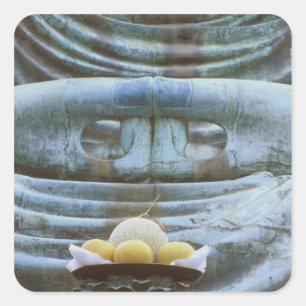 Adesivo Quadrado Grande Detalhe do Buda, Templo Kotokuji, Kamakura,
