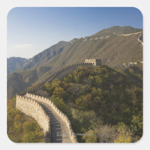 Adesivo Quadrado Grande Muralha de China em Mutianyu 2
