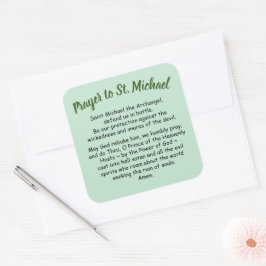 Adesivo Quadrado Grandes Stickers Oram a Ruas. Michael, o Arcanjo