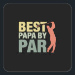 Adesivo Quadrado Grandfather Quotes | Best Papa By Par Golf<br><div class="desc">Grandfather Quotes | Best Papa By Par Golf</div>