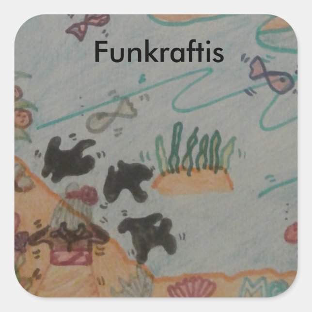 Adesivo Quadrado Grandma Tala Moana Vaiana Oceania Sticker (Frente)