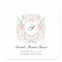 Grandmellenial Botanical Crest Baby Shower