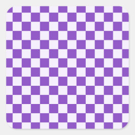 Adesivo Quadrado Grape soda checkerboard pattern