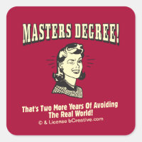 Grau de mestrados: Evitando o Mundo Real