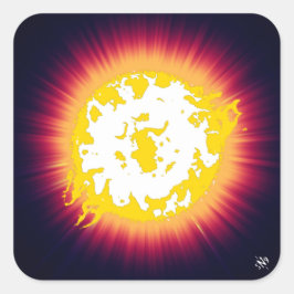 Adesivo Quadrado Gravação