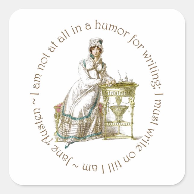 Adesivo Quadrado Gravar em (Frente)