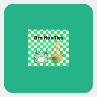 Adesivo Quadrado Gre nouilles