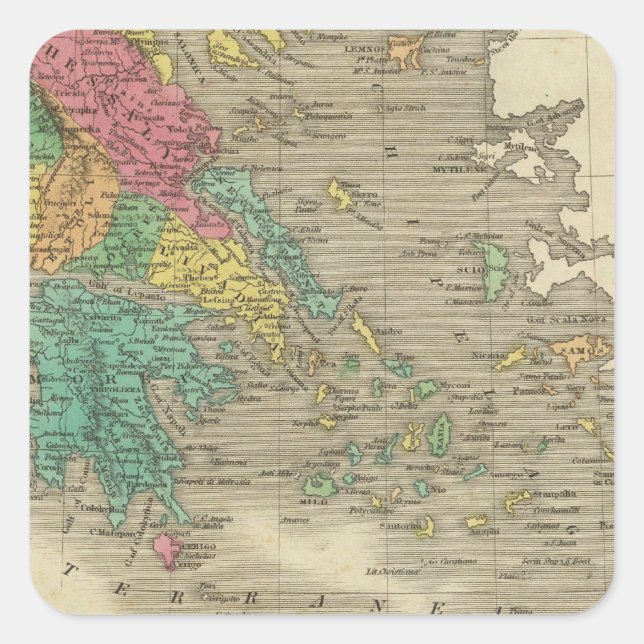 Adesivo Quadrado Grécia 10 (Frente)