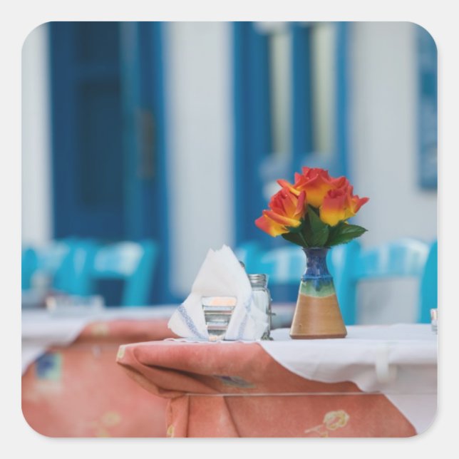 Adesivo Quadrado GRÉCIA, Ilhas do Egeu Nordeste, SAMOS, 5 (Frente)