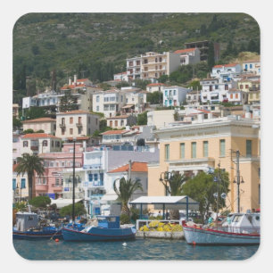 Adesivo Quadrado GRÉCIA, Ilhas do Nordeste do Egeu, SAMOS,