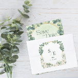 Adesivo Quadrado Greenery Eucalyptus Monogram Botanical Wedding<br><div class="desc">Greenery Eucalyptus Wedding Envelope Seal Sticker | Personalized Monogram Initials | Elegant Botanical Wedding Invitation Sticker . Add a refined botanical touch to your wedding stationery with this elegant personalized eucalyptus wedding envelope seal sticker. Featuring a soft greenery wreath with eucalyptus leaves, white florals, and a modern monogram of the...</div>