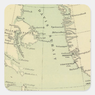 Adesivo Quadrado Greenland, Labrador