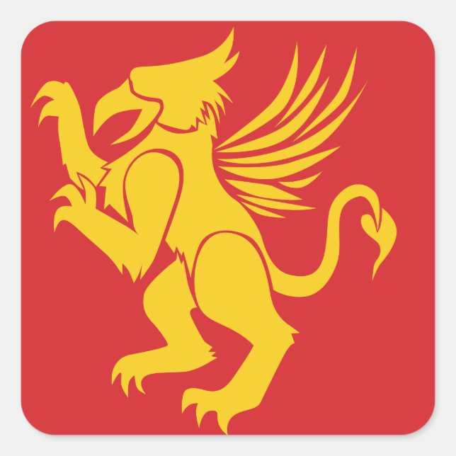 Adesivo Quadrado Griffin (Frente)