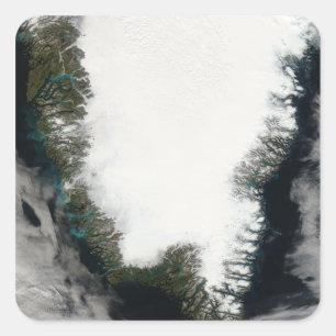 Adesivo Quadrado Groenlândia Meridional