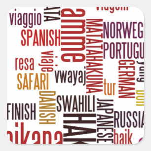 Adesivo Quadrado Groove Global: Hakuna Matata em Cada Linguagem