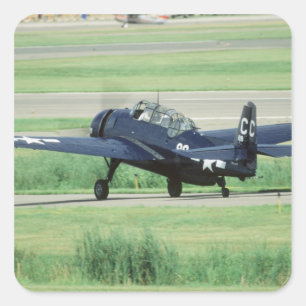 Adesivo Quadrado Grumman TBF/TBM Avenger Marinha porta-aviões torpe