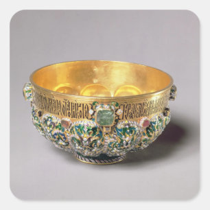 Adesivo Quadrado Grupo gravado da bacia