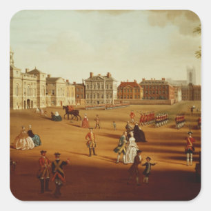 Adesivo Quadrado Guarda-Calçados do segundo na Parada na Guarda de 